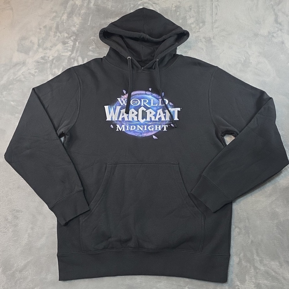 world of warcraft‎ Midnight Black Graphic Hoodie Size 2XL 2 Available Both VGC